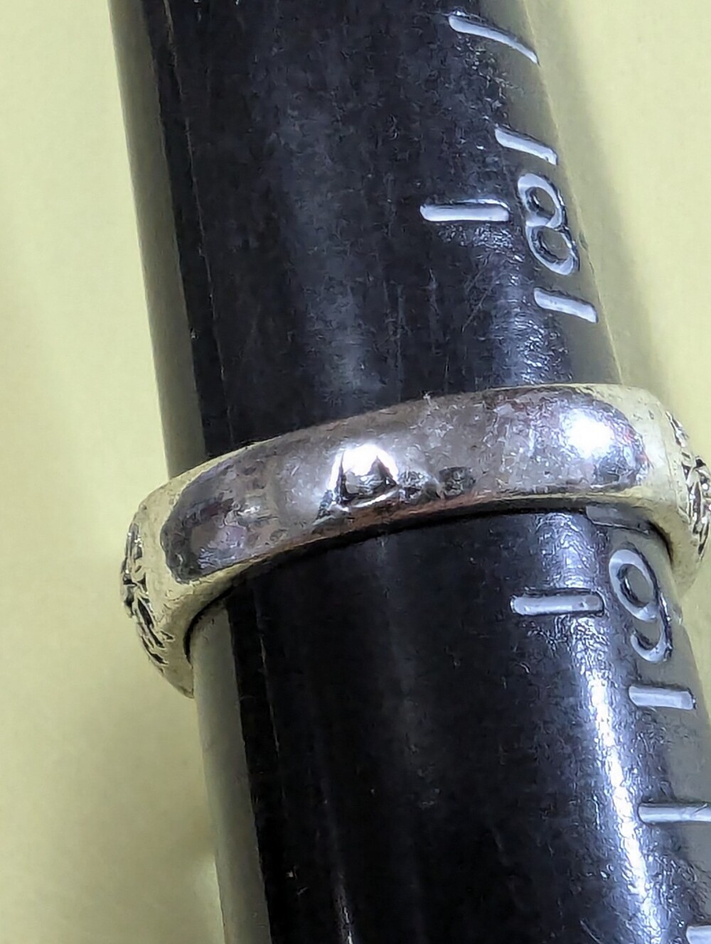 Vintage Evil Eye Ring Hypoallergenic Size 9.5 Unisex - Picture 8 of 16